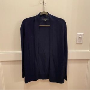 navy cashmere cardigan
